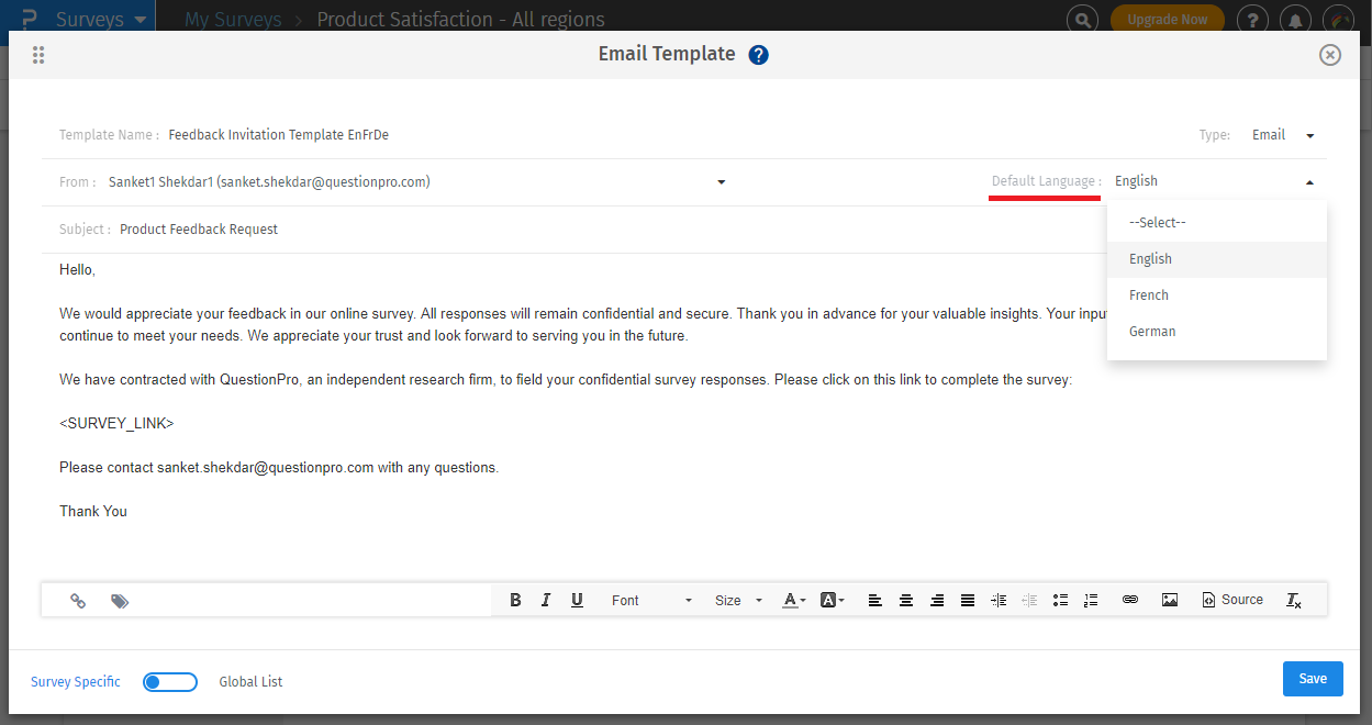 Survey Software Help Image