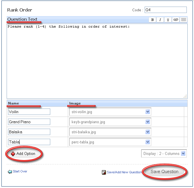 Survey Software Help Image